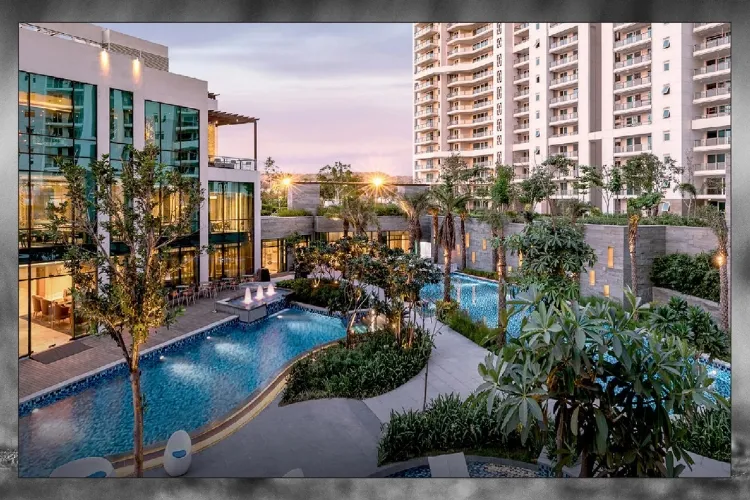 DLF The Arbour — Pool Area and Clubhouse