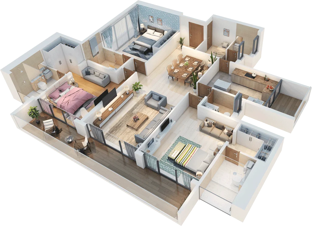 M3M Forestia West Floor Plan